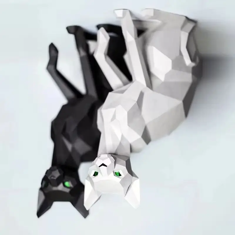 

Сфинкс Кошка Котенок Домашнее животное Бумажная модель Домашний декор Украшение комнаты Украшение стола Papercraft 3D DIY Пазлы ручной работы Игрушки