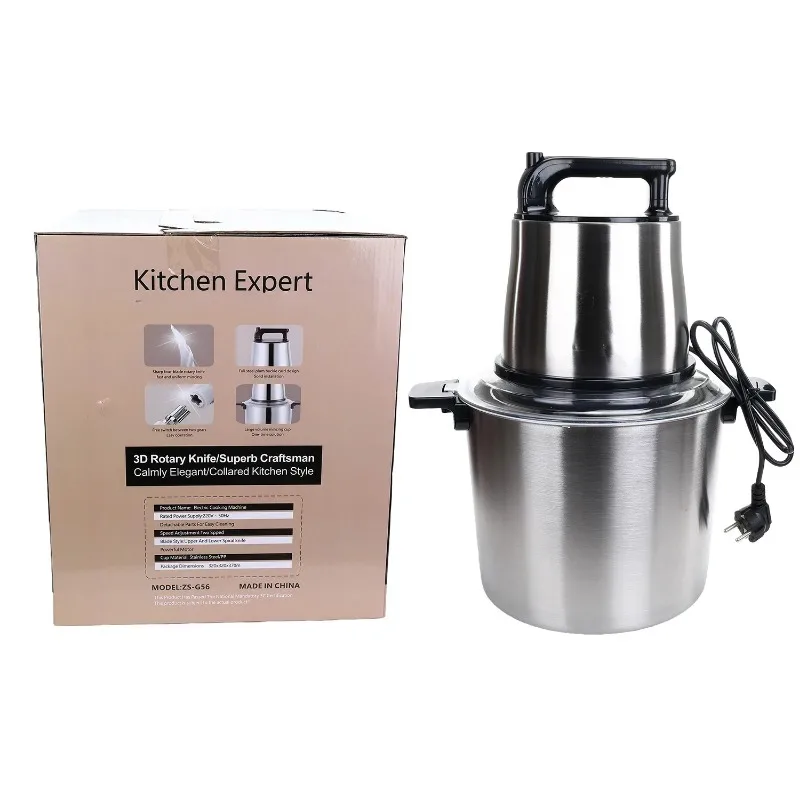 6/8/12 L Large Capacity Food Processor Meat Grinder Vegetable Blender Fufu Mashers Yam Blender