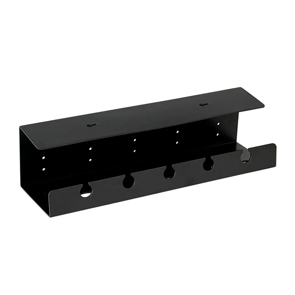 

2pcs Cable Organizer Under Desk Wire Management Tray Heavy-Duty Power Strip Holder Multifunction Storage Office Study Room No