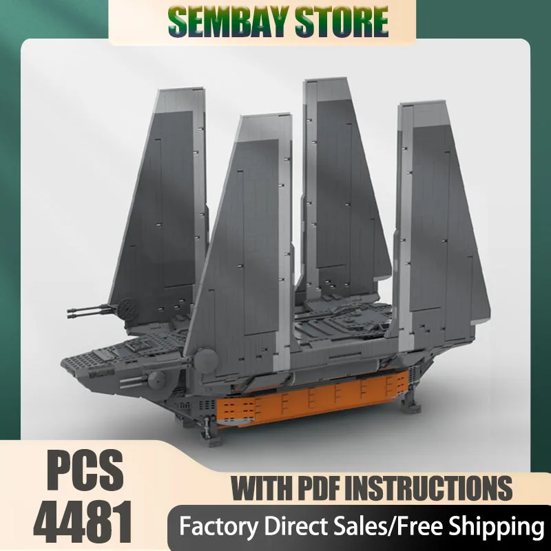 

Star Movie Model Moc Building Bricks Modular Class Heavy Cargo Shuttle Technology Blocks Christmas DIY Toy Construction Gifts