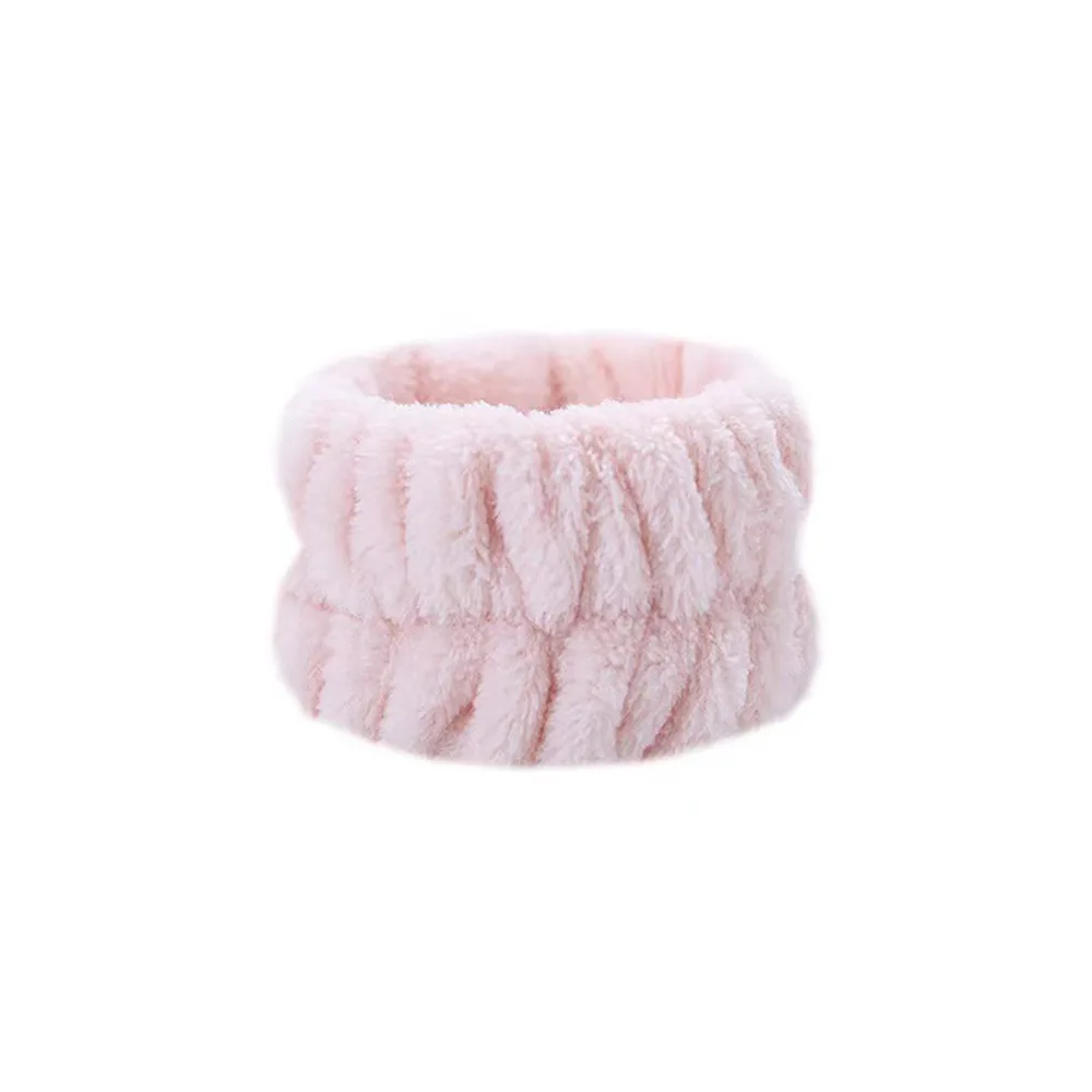 Ceinture de lavage de poignet en microcarence douce, bracelets de serviette pour le lavage du visage, absorption d'eau, prévention de l'humidité, protège-poignet, 1 paire