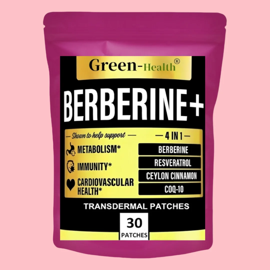 

Транспьютерные пластыри Berberine, 30 штук для поставки одного месяца — поддерживает иммунитетную систему и сердечно-сосудистую здоровье, здоровье сердца, эластичное