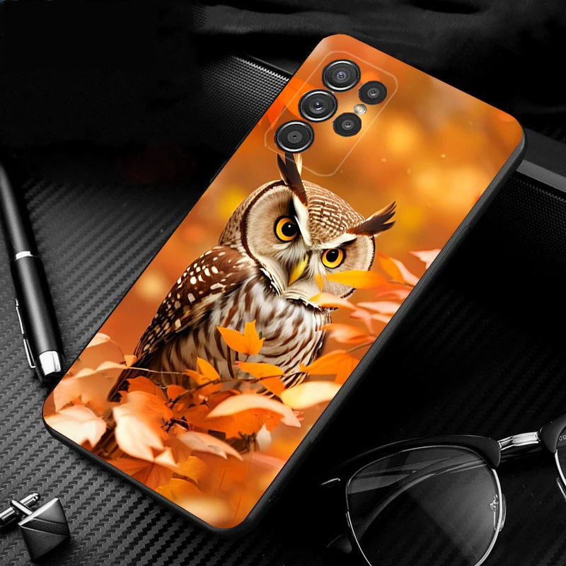 Owl Phone Case For Samsung S25 S24 S23 S22 S21 S20 Ultra S20 S22 S21 S10E S20 FE S24 Plus