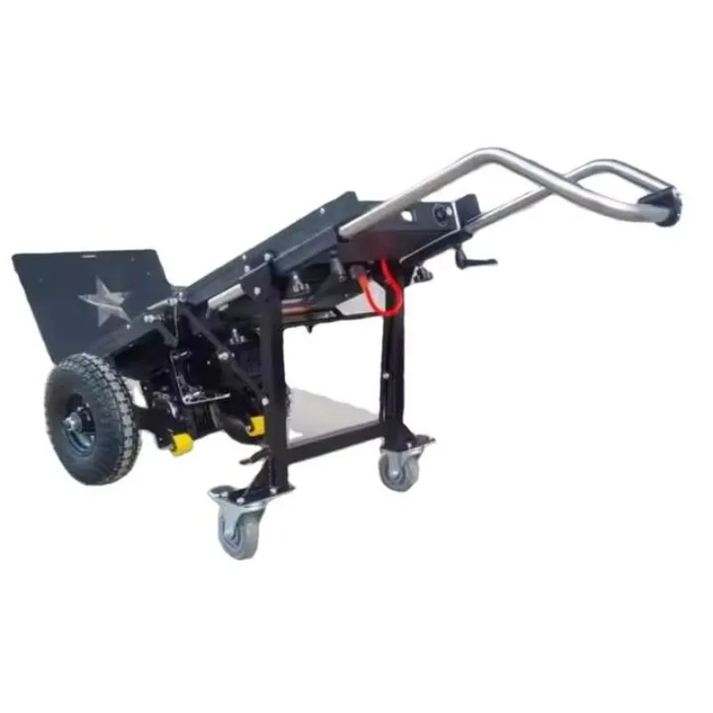 Электрическая тележка для подъема по лестнице, 160 кг, гусеничный тип, ручная тележка для тяжелых условий эксплуатации, с питанием от батареи