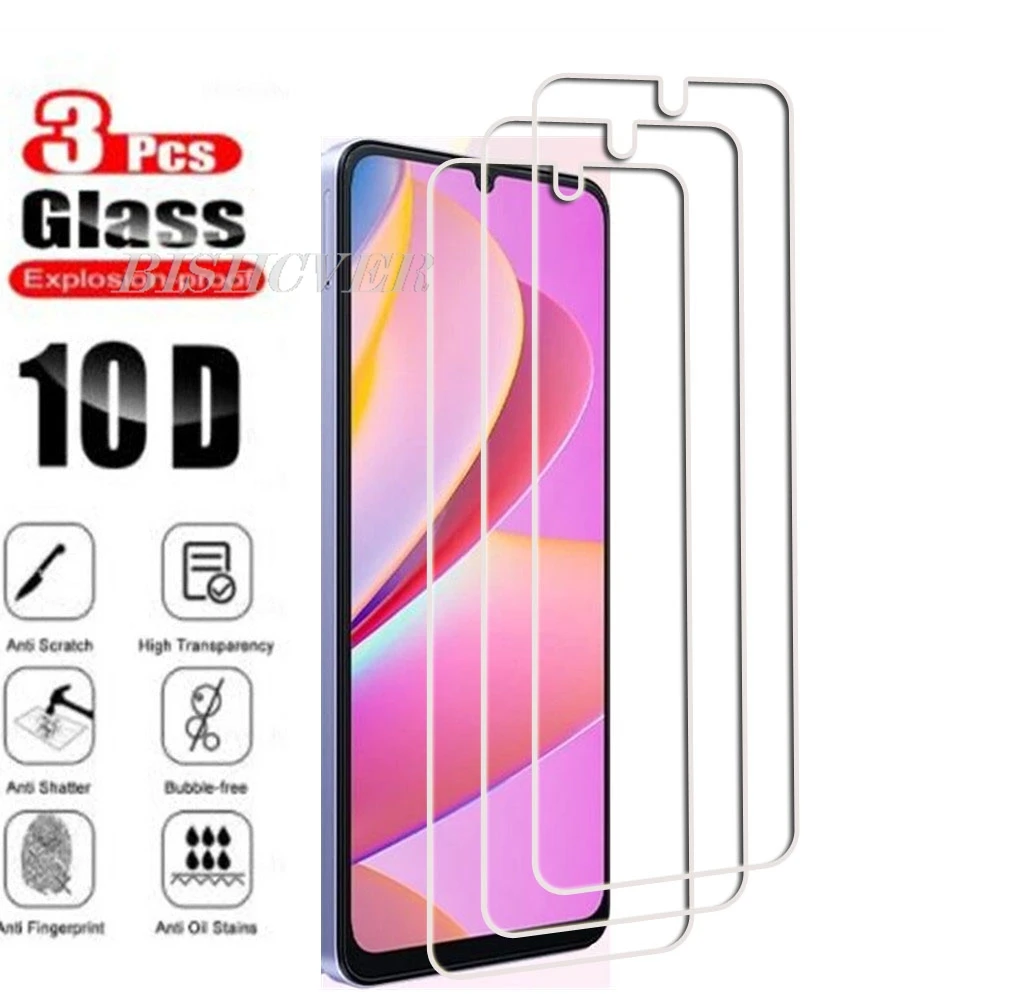 

3pcs Original Protection Tempered Glass For Blackview Color 8 6.75" Color8 Oscal Modern8 Screen Protective Protector Cover Film