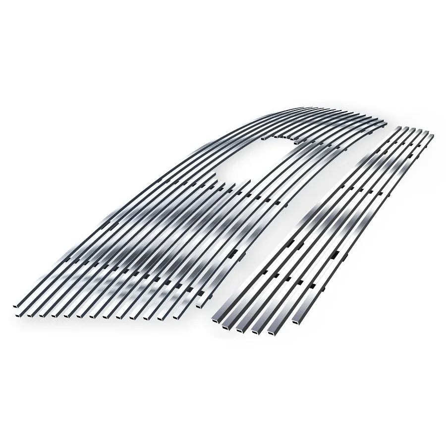 Stainless Chrome Billet Grille Combo Fits 2004-2005 F-150 Honeycomb Style