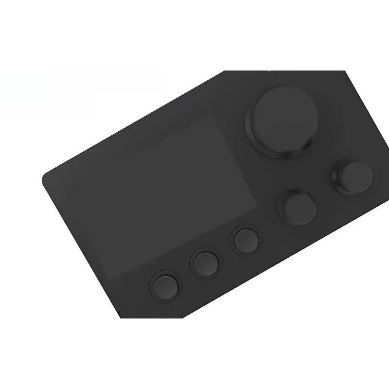 Custom keypad with screen knob visualization