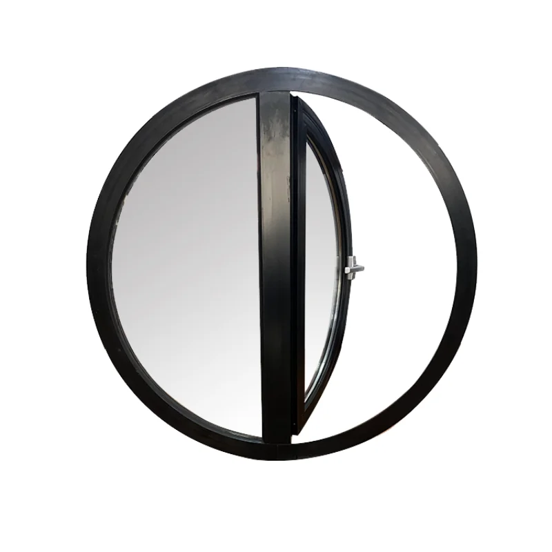 

Oval And Round Window With Moon Window Shade Aluminium Frame Circular Glass Windows