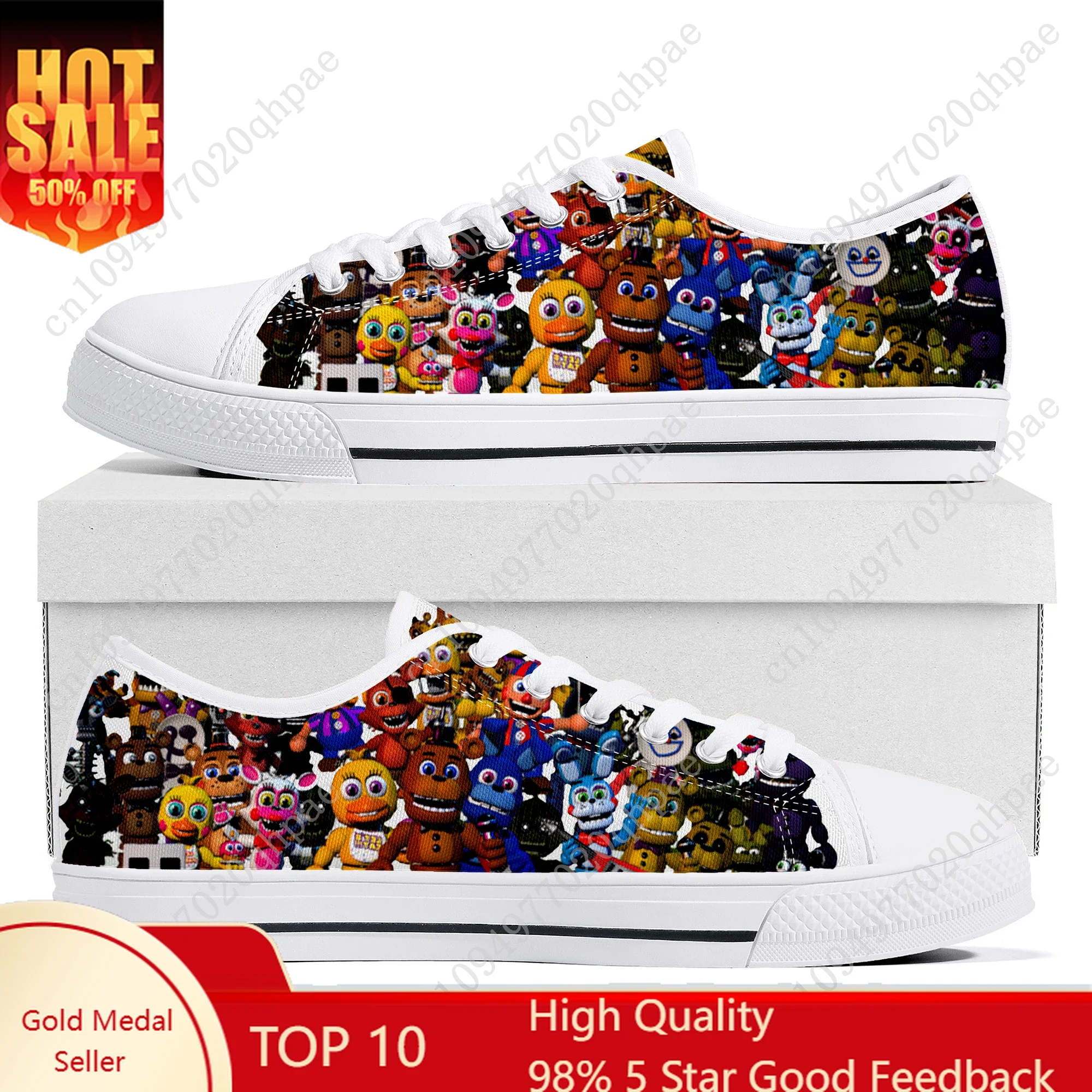 

F-Fives Low Top Sneakers N-Nights Mens Womens At F-Freddyse Teenager High Quality Canvas Sneaker Couple Shoes Personalized Shoe