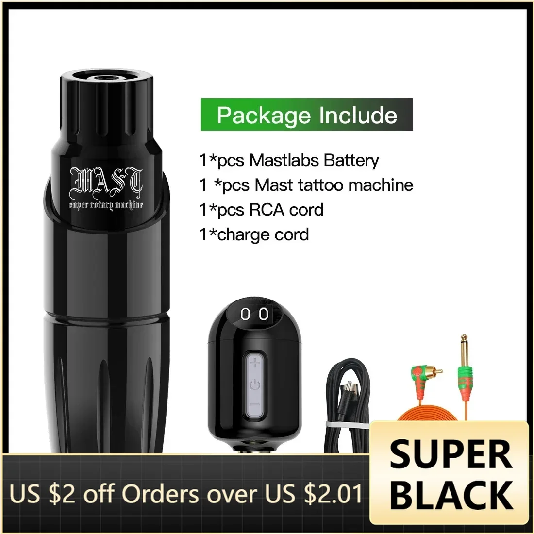 Mast Tattoo Tour Rotary Pen Machine Mini Permanent Make up Forever With Mastlabs Rechargeable Battery Wireless Power Supply