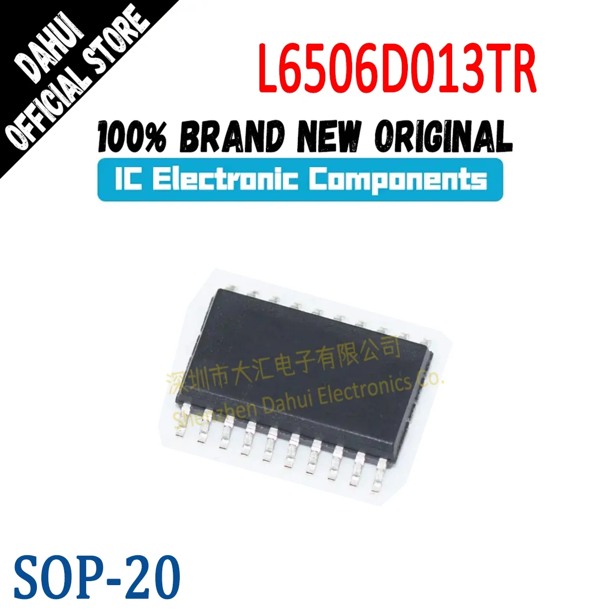 

L6506D013TR L6506D L6506 IC Chip SOP-20 Quality Brand New Stepper Motor Controller Chip In Stock