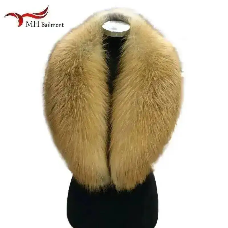 Zima kobieta naturalne srebrne kołnierz z futra lisa czerwony lis szalik prawdziwe pluszowe szale WarmNeck płaszcz kurtka kołnierz modny szal kobiet