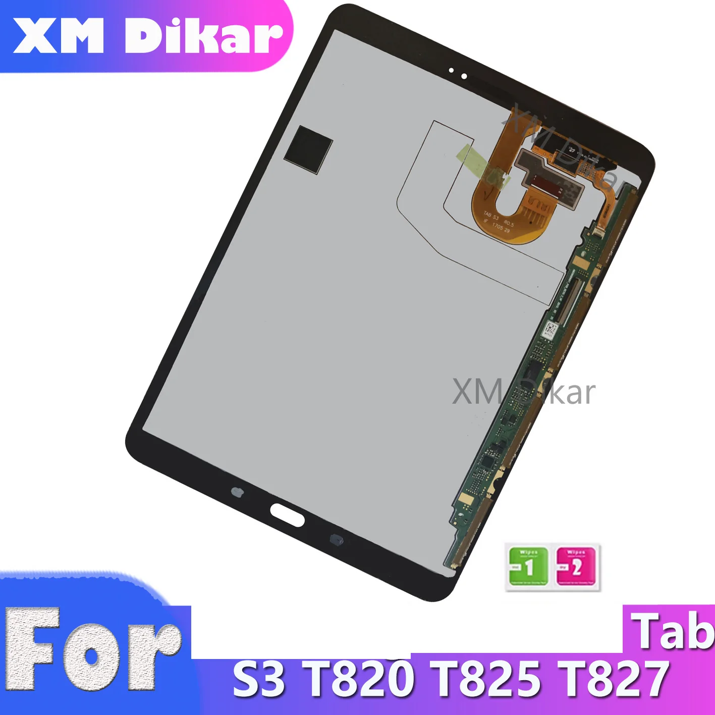 Tablet LCD Display with Touch Screen Digitizer Sensors Full Assembly Panel For Tab S3 9.7 T820 T825 T827 SM-T820 SM-T825 SM-T827