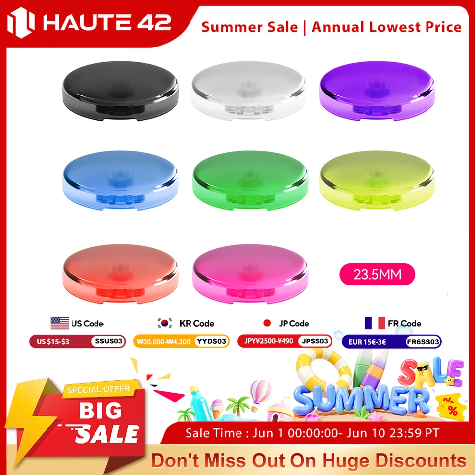 Haute42 23.5 ミリメートルヒットボックスボタンキャップレバーレス