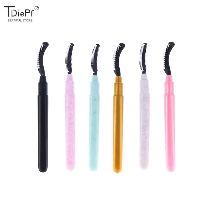 1Pc Silicone Make Borstel Wimper Mascara Borstels Plastic Handvat Mascara Wands Wimpers Borstel Wimper Extensions Tools