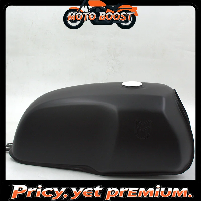 【Premium quality】Motorcycle  TANK - SQUARE - ALL BLACK For MUTT Motorcycle Original Parts MPT-1363