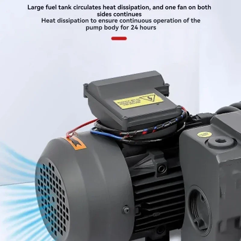 1pc Electric  Air Pump Large Rotary Vane Vacuum Pump Industrial Level With CNC Control Single And Double Stage Pump