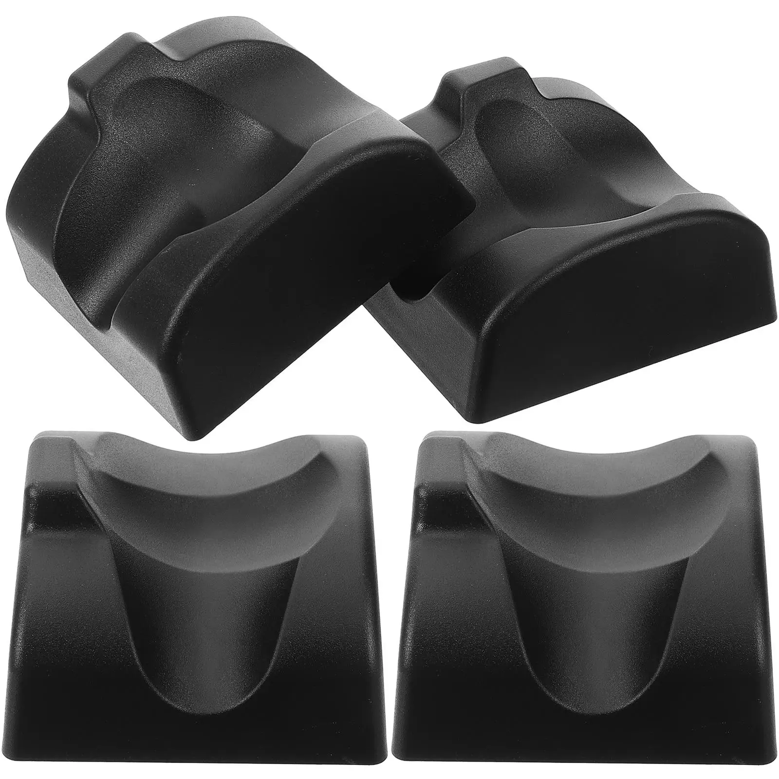 

4 Pcs Ocarina Base Stand 12 Hole Ceramic Flute Holder White Resin Stable Support Desk Accessories Musical Instrument Part