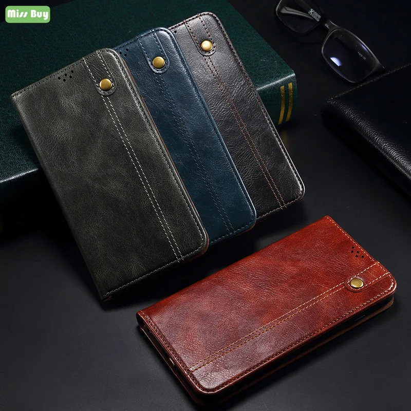 

Oil Wax Leather Flip Phone Case 6.67" For Nokia Xr20 Xr20 Case 2021 Luxury Protective Cover For Nokia Xr20 Cases