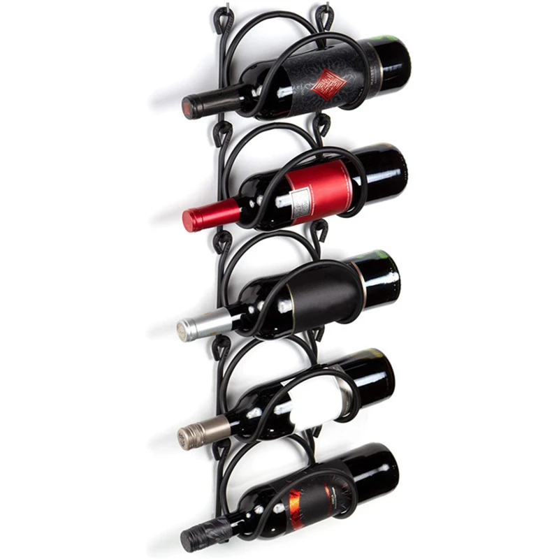 

Винная полка из железного материала, держатель для бутылок вина для полотенец, настенный органайзер для вина, полка для витрины, домашний органайзер