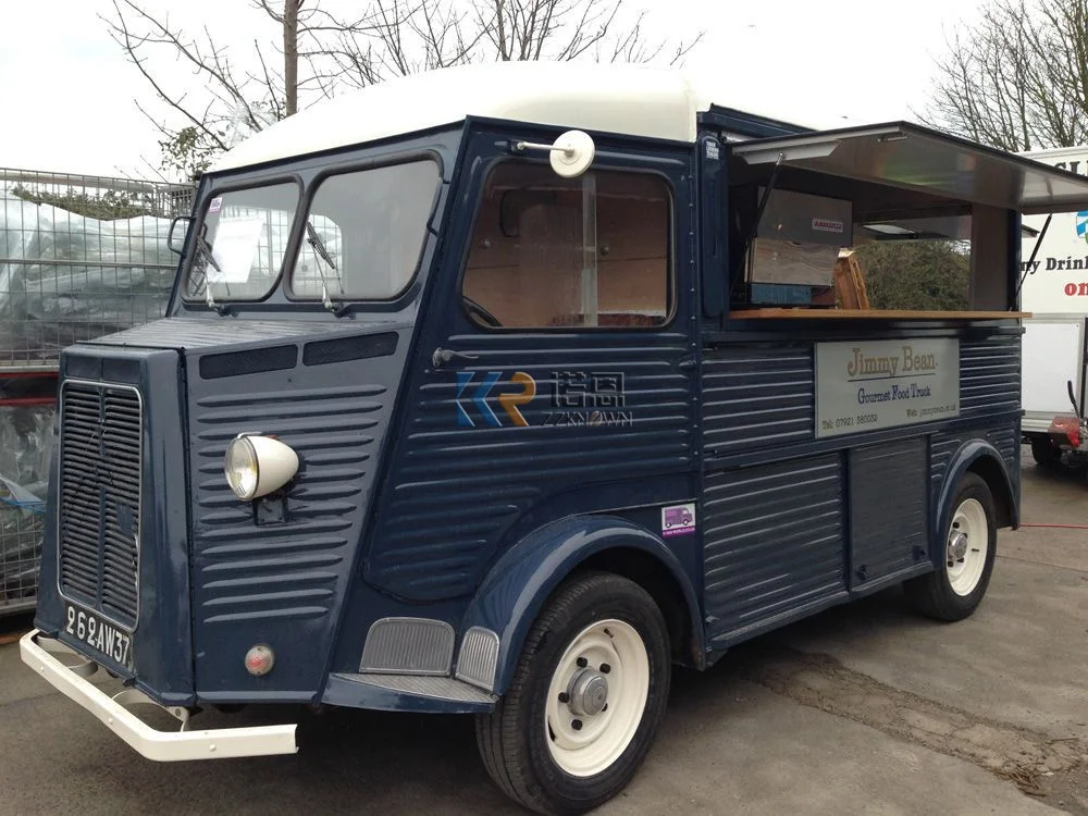 Consesi truk makanan elektrik Van penjual otomatis seluler desain antik Tiongkok truk makanan kualitas tinggi kereta makanan jalan