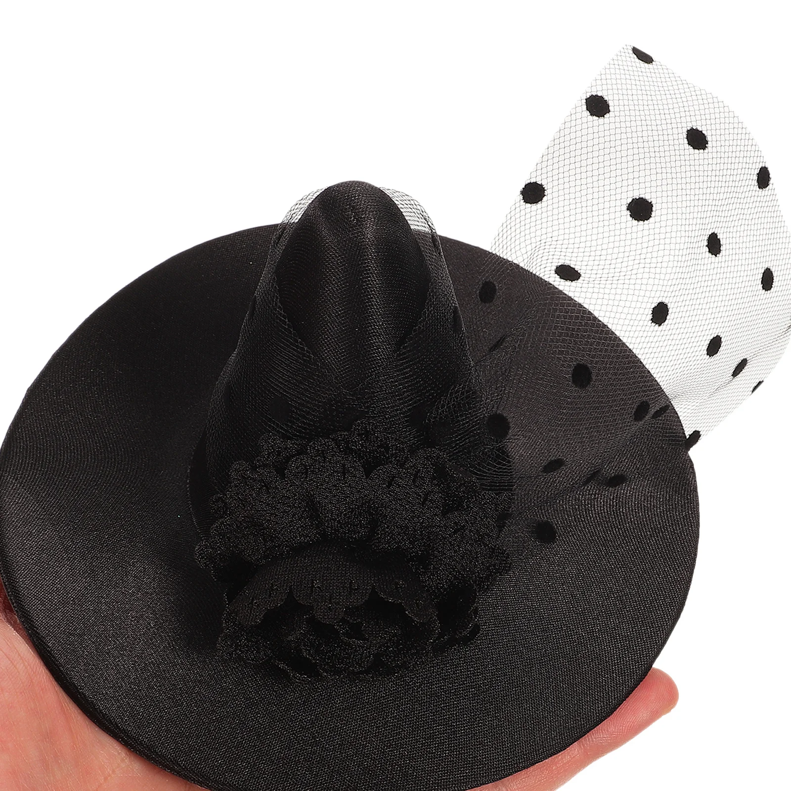 

Miniature Witch Hat Halloween Cosplay Party Decor Masquerade Headwear Small Cap For Kids Costume Accessory