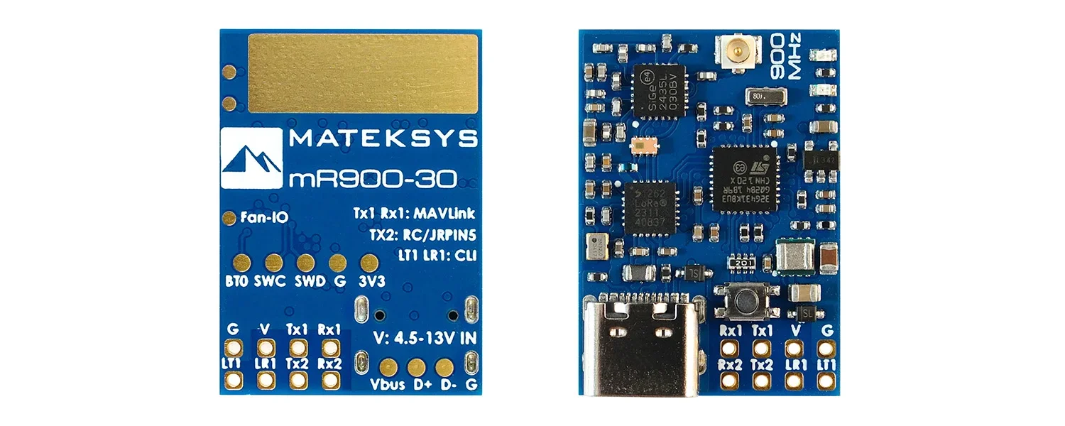 MATEK Mateksys MLRS MAVLink 900MHz Receiver  MR900-30