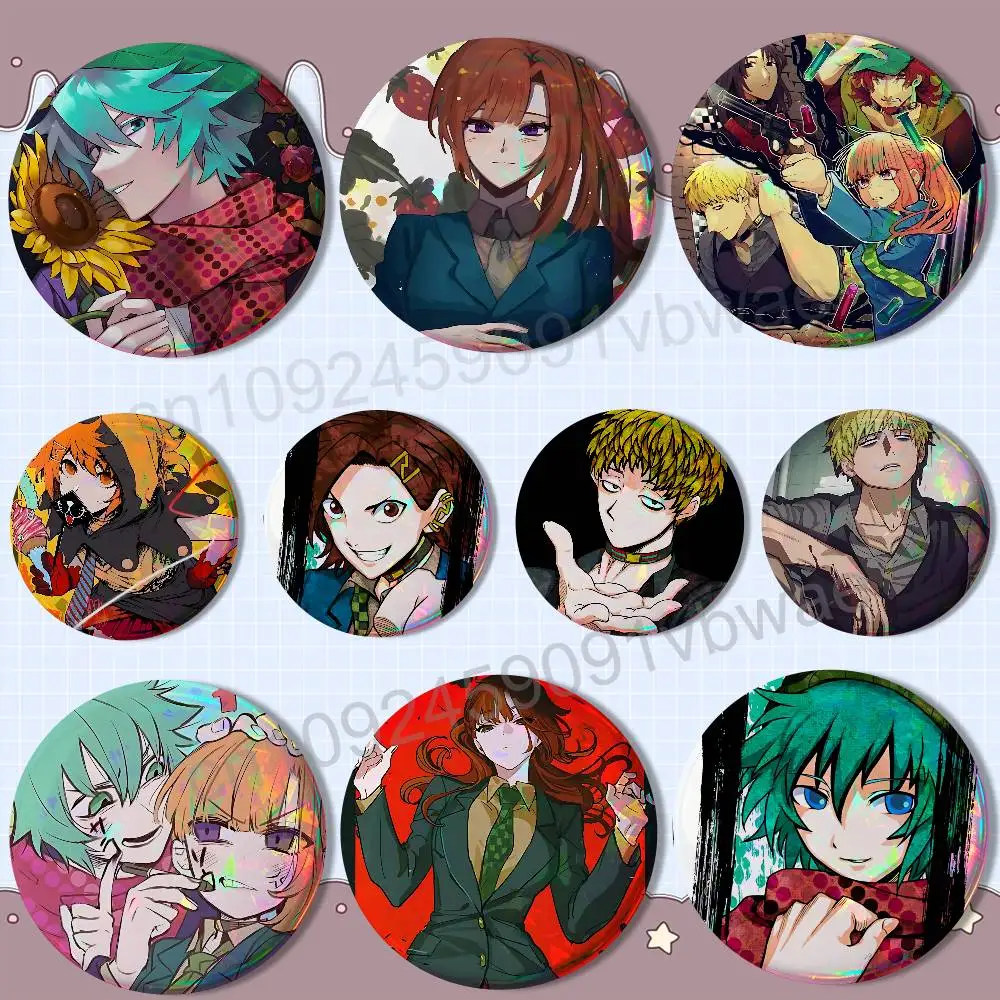 

Sara Chidouin Your Turn to Die Creative Round Badge Button Pin Bag Decor Fans Collection Friends Gift Brooch