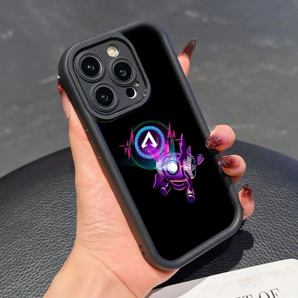 

Apex Rhapsody Phone Case for iPhone 17 16 15 14 13 12 11 Air Pro Max Plus Black Soft TPU Shockproof Cover