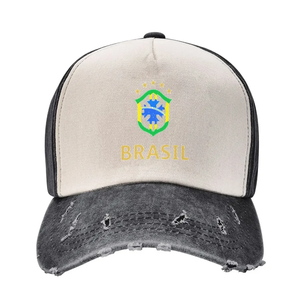 

Brasil Brazilian Gold Baseball Cap Custom Cap derby hat custom Hat Hats Man Women's
