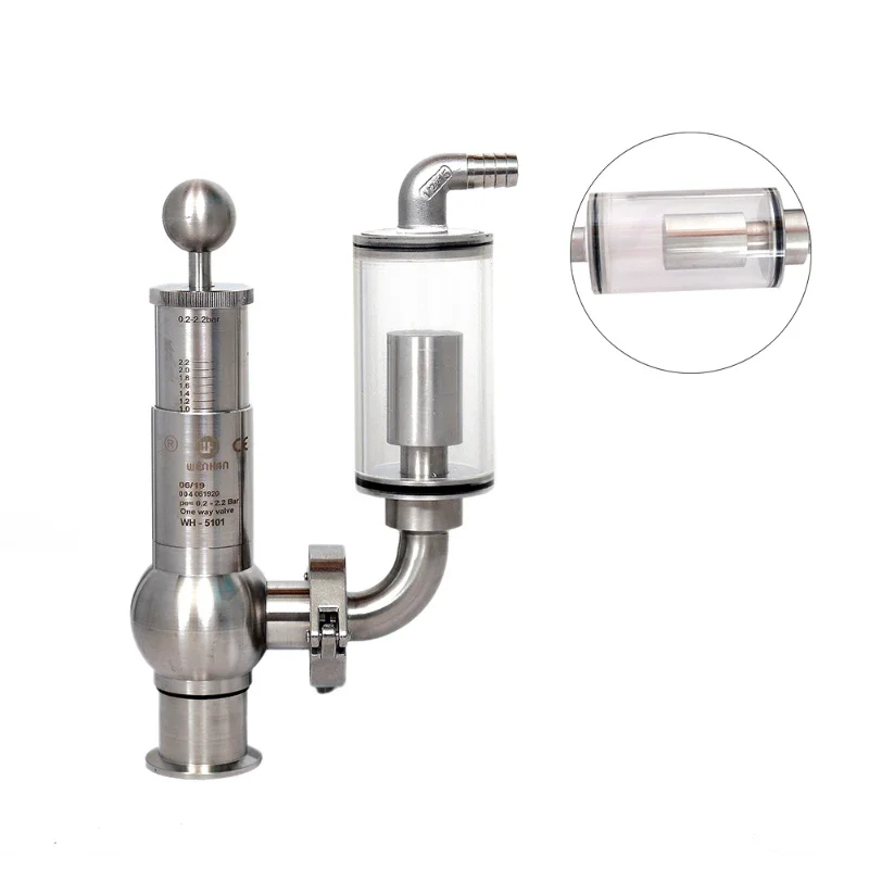 

304 Beer Equipment Safety Valve Brewing Pressure Relief Valve