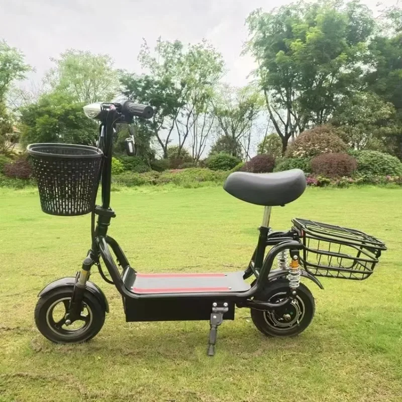 

2025 New Style 2 Wheel Electric Scooter LEAD-ACID/Lithium Battery Long Range City Electric Bike Ebike Bicycles With Basket