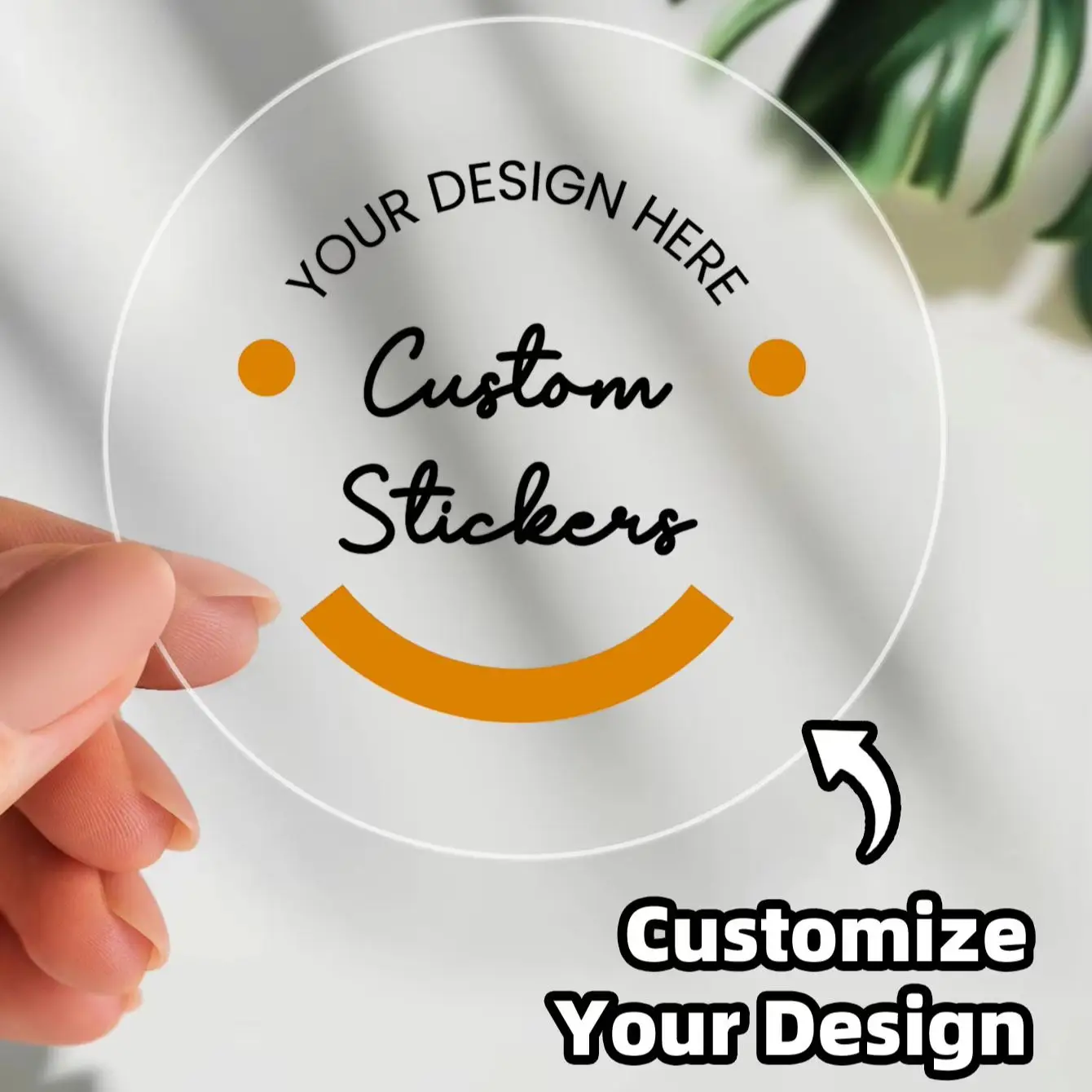 1-768pcs Round Custom Stickers,Personalized Text&Image Labels for Family,Holiday Package Seals,Photo Album&Home Craft Decor