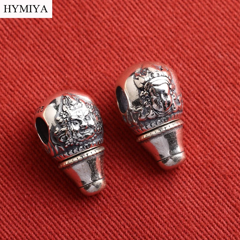 

100% 925 Silver Tibetan Yellow Jambhala Green Tara Three-way Beads Prayer Guru Bead