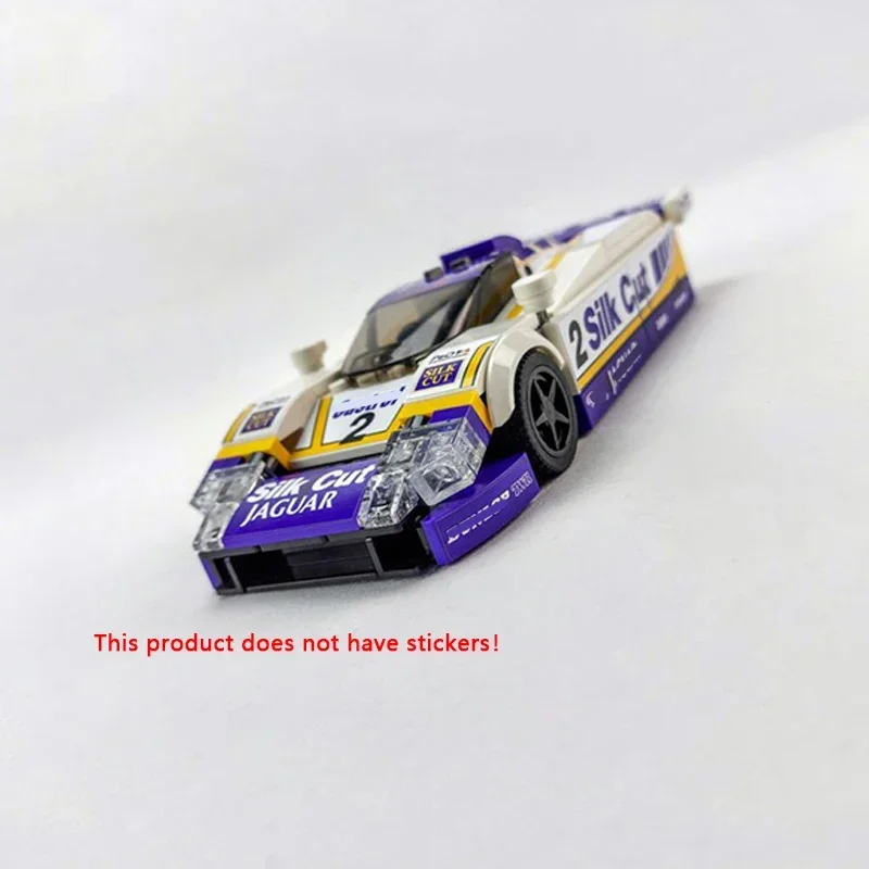 Speed Champion Model MOC Building Bricks XJR-9 LM Top Tier Sports Car Modular Technolog Gift Children Suit Toys Holiday Assemble