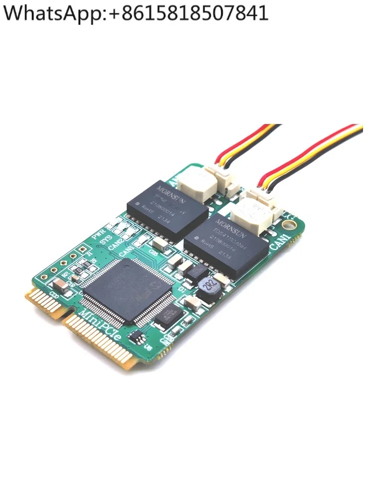 MiniPCIe-CAN Module MINI PCI-E to CAN Interface Card USB to CAN Dual with Isolation