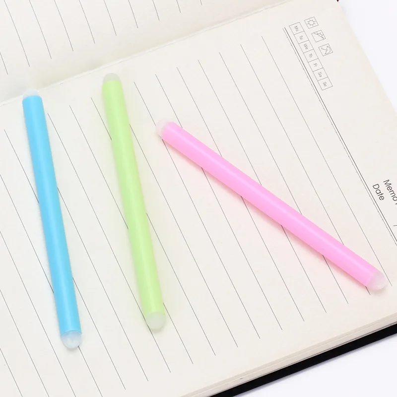 New Erasable Pen Special Eraser Rubber Stick Creative Stationery School Office Supplies Cute Cartoon Children Learning Gifts 6pc