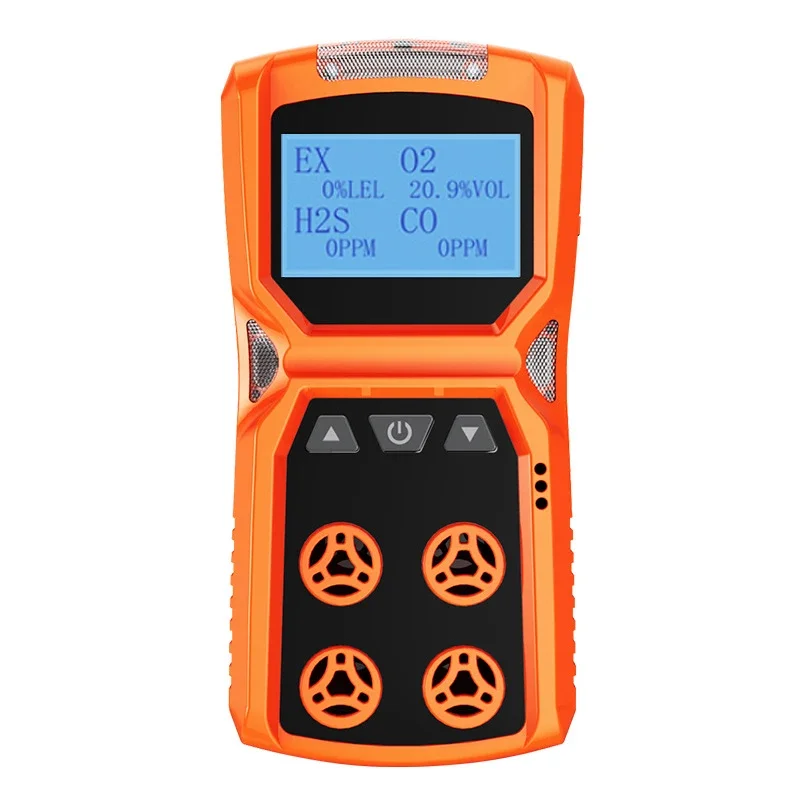 High Accuracy Multi-functional 4-in-1 Gas Detector Tester Analyzer Can Measure CO O2 H2S EX with Audible and Visual Alarm