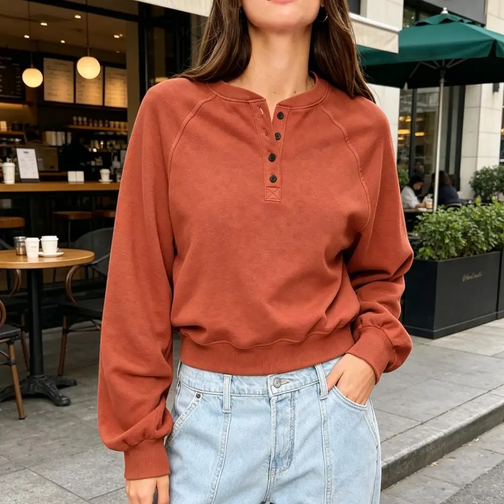 

Women Autumn Vintage Long Sleeve Pullover Sweaters Preppy Solid Color Shirts Sweatshirt Loose Fits Knitwear Casual Going Out Top