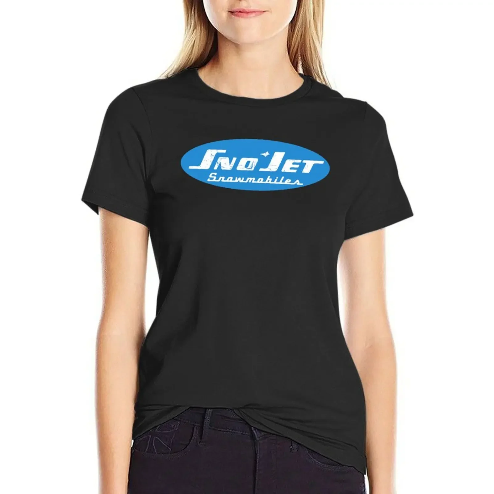 

Sno Jet Snowmobiles T-Shirt blanks vintage oversized t-shirts for Women cotton