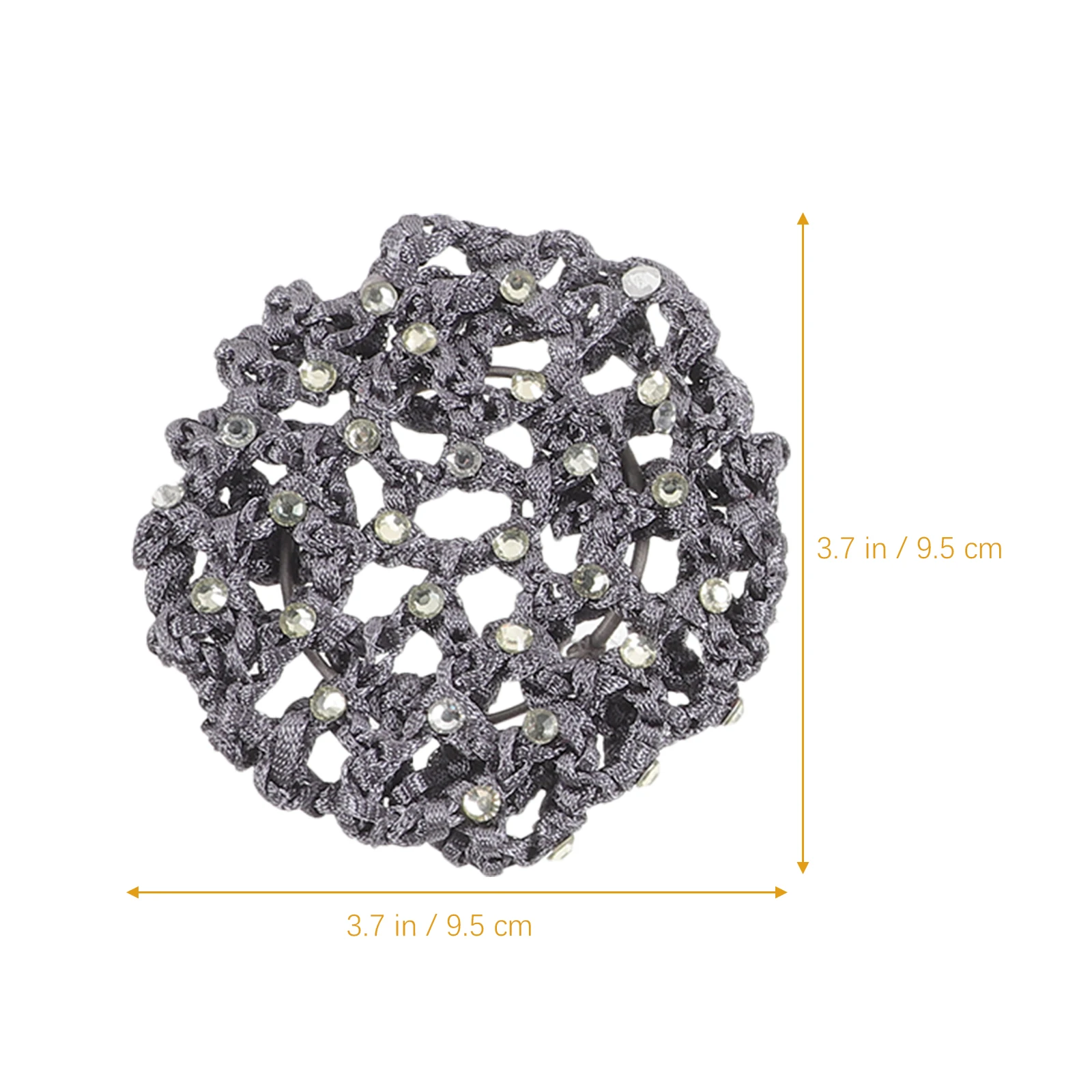 

6Pcs Hair Women Bun Covers Elastic Hairnet for Buns Black Blue Gray Smooth Long Bun Cover Use Hair Accessories