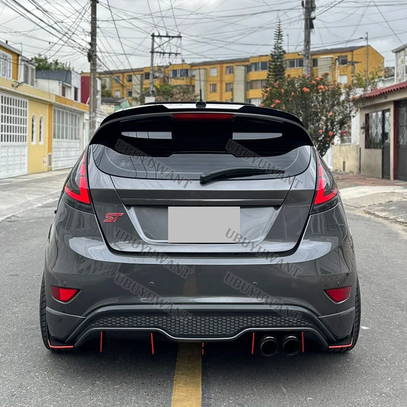 For FORD For FIESTA MK6 MK7 MK7.5 MK8 ST 2002-2021 Rear Trunk Lip High Quality ABS Plastic Wing Spoiler Car Styling view 5