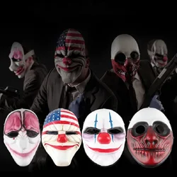 Game Pay Day 2 Clown Masks Horrible Masquerade Party Clown Mask Halloween Party Gift Adult Kids Film Theme Mask Cosplay Costume