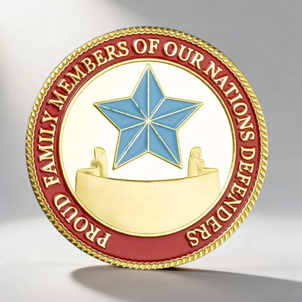 United States Air Force Challenge Coin Department of The Air Force Golden Plated Commemorative Coin