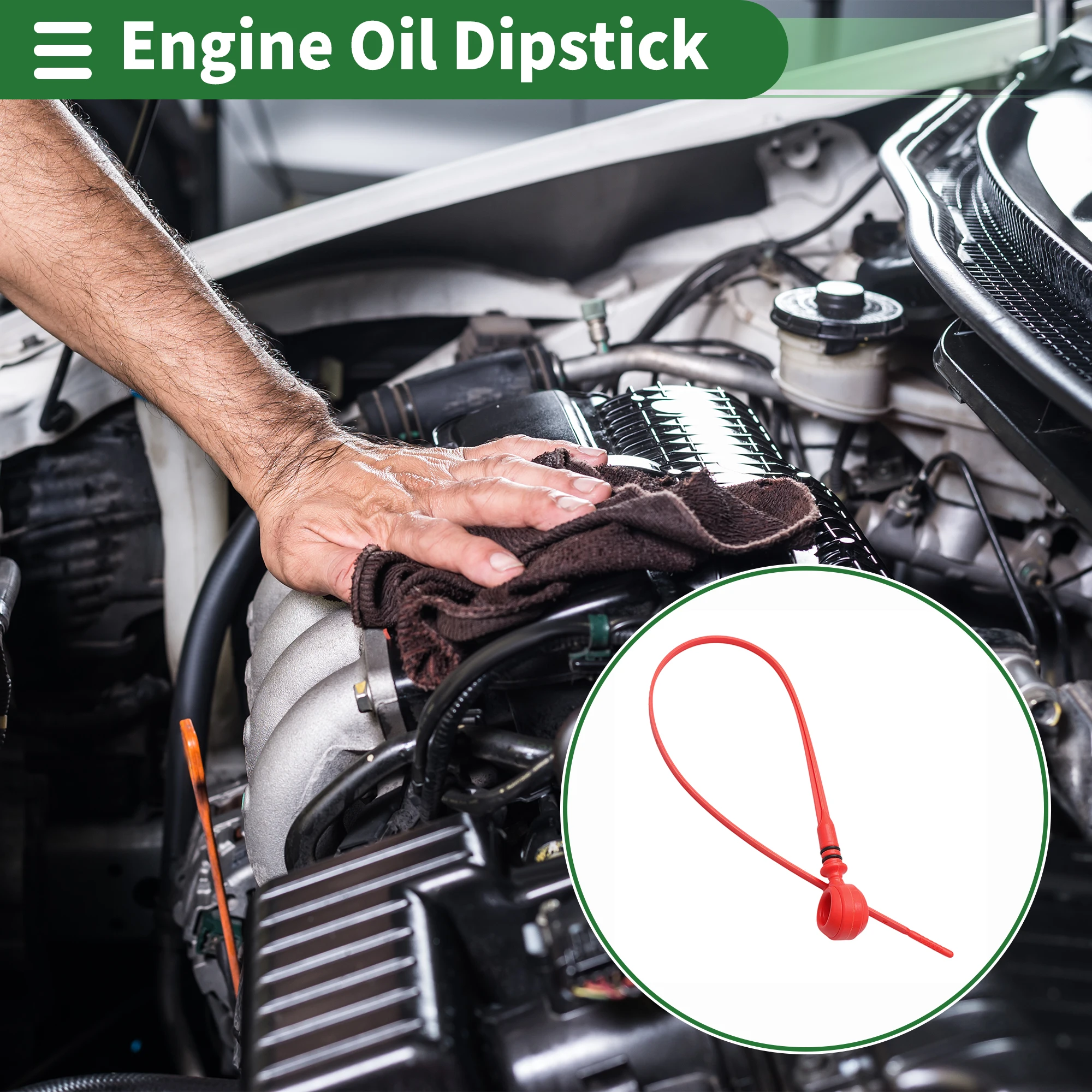 UXCELL Oil Level DipStick for Honda Civic Hrv Accord 2.0 2006-2020 Precisely Engineered Fluid Level Gauge