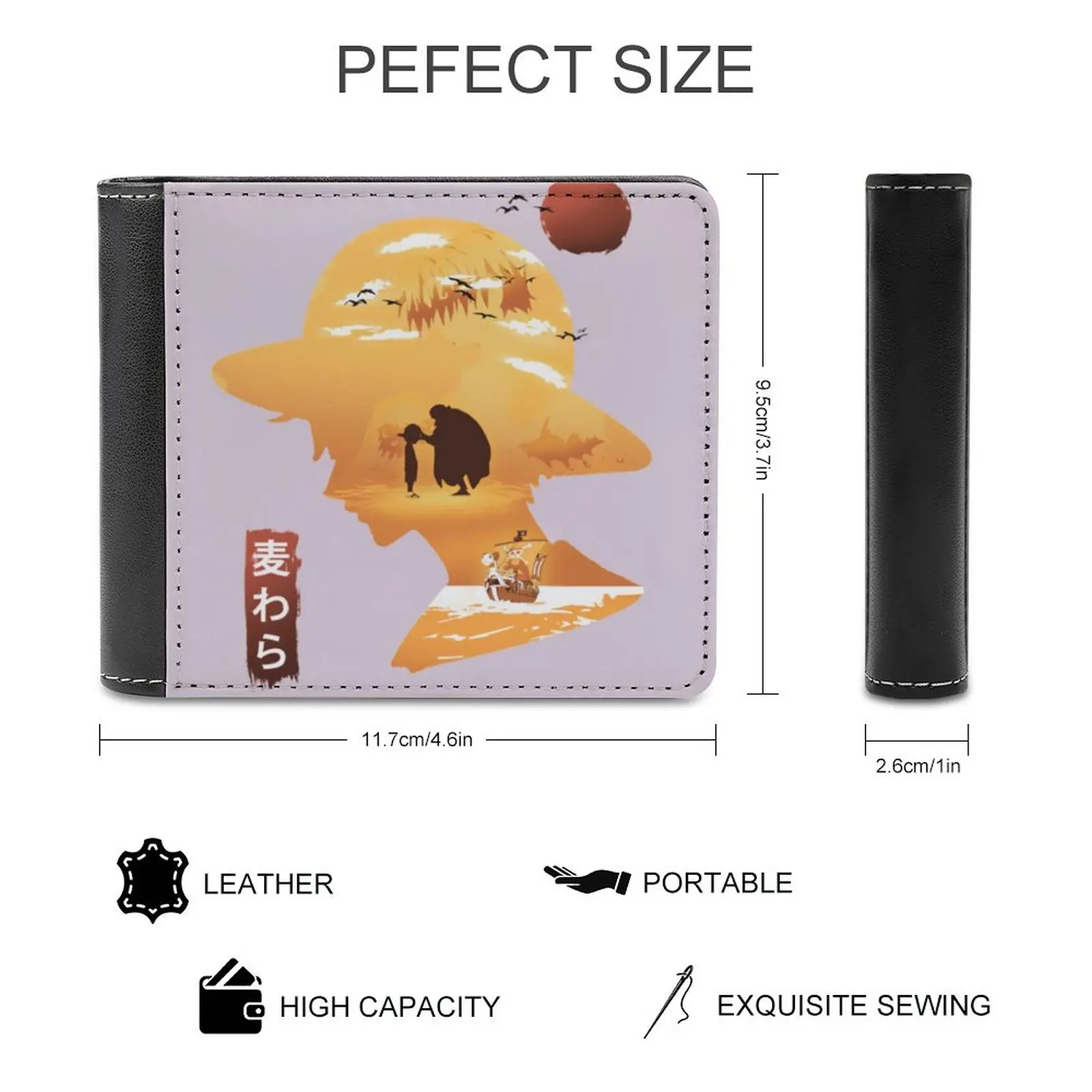 Will Inheritance Good Day To Sail Warm Version Business Men Wallets Small Money Purses New Design Dollar Price Top Wallet Rufy