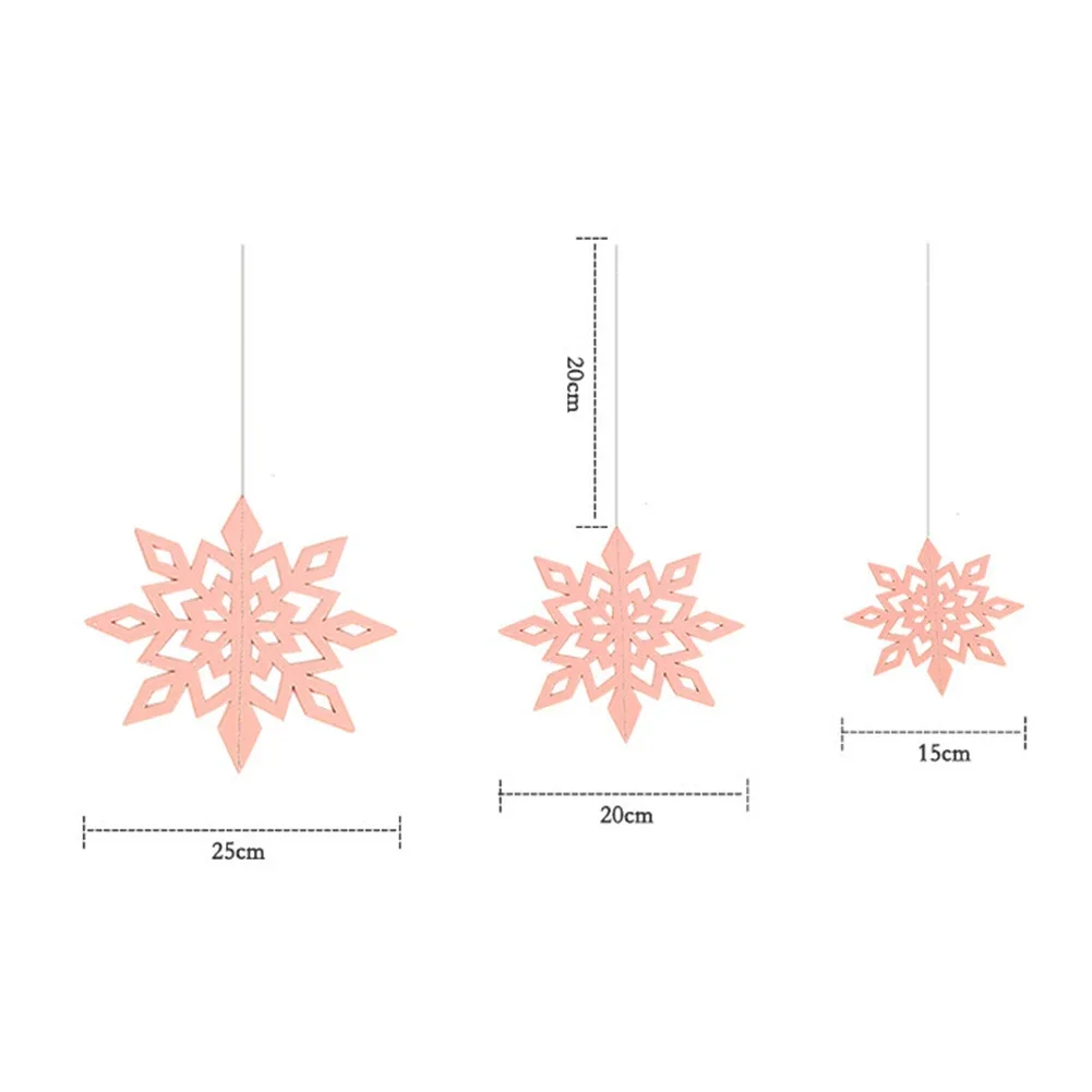 Christmas Snowflake Decorations Christmas Tree Pendant Ceiling Windowsill Hanging Ornaments For Home Outdoor Holiday Decor