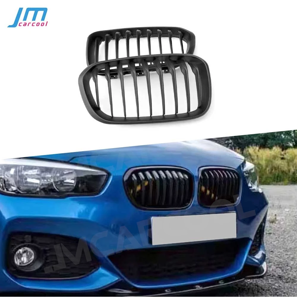 Gloss Black Car Front Bumper Grilles Body Kits For BMW 1 Serise F20 M Sport 2012-2014 Cars Accessories