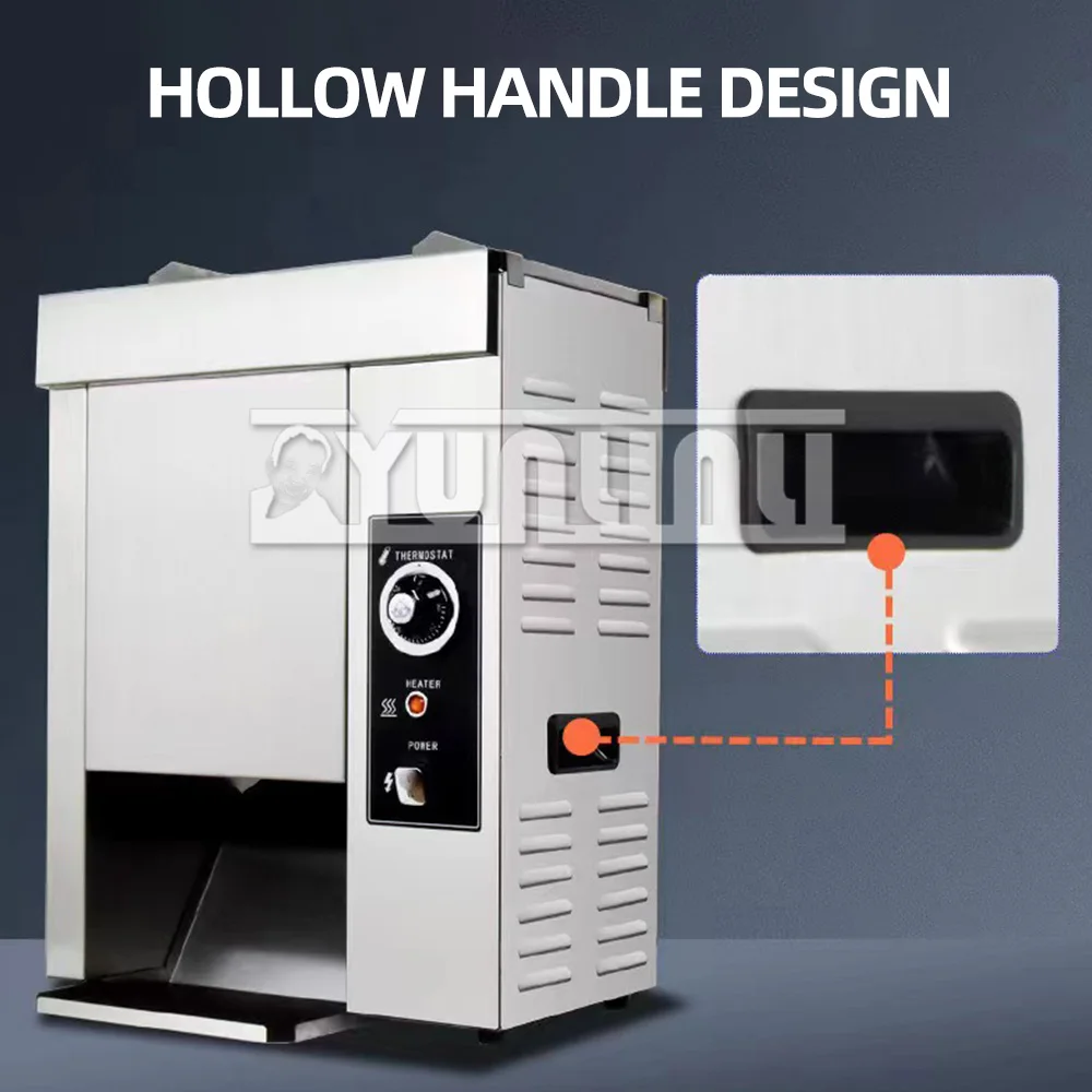 2000W Commercial Fully Automatic Burger Baking Machine, Stainless Steel Hamburger Baking Equipment