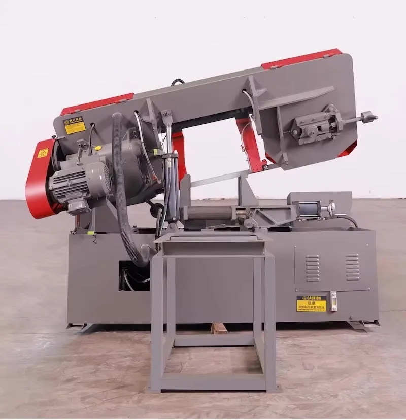 Semi-Automatic Hydraulic Scissor Horizontal 45 Angle Saw Machine Metal Cutting Band Saw for Metal Rubber for Metal Rubber Making